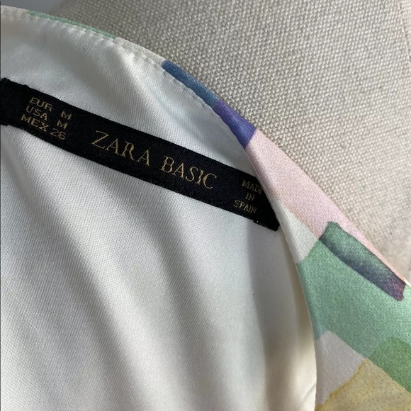 Zara Basic Womens Size M Checked Fit And Flare Knee length - Picture 5 of 5